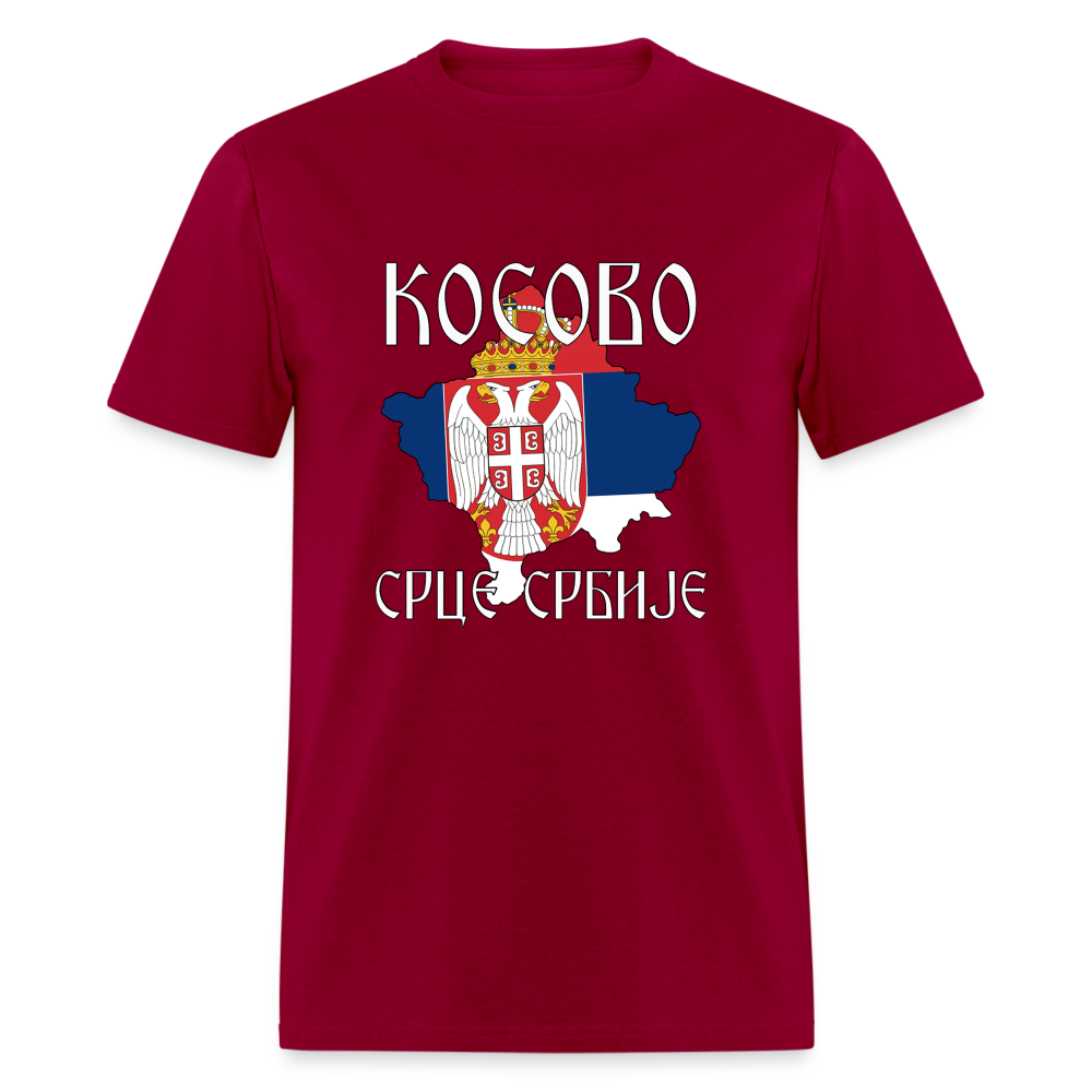 Kosovo Srce | Majica kratki rukav - dark red